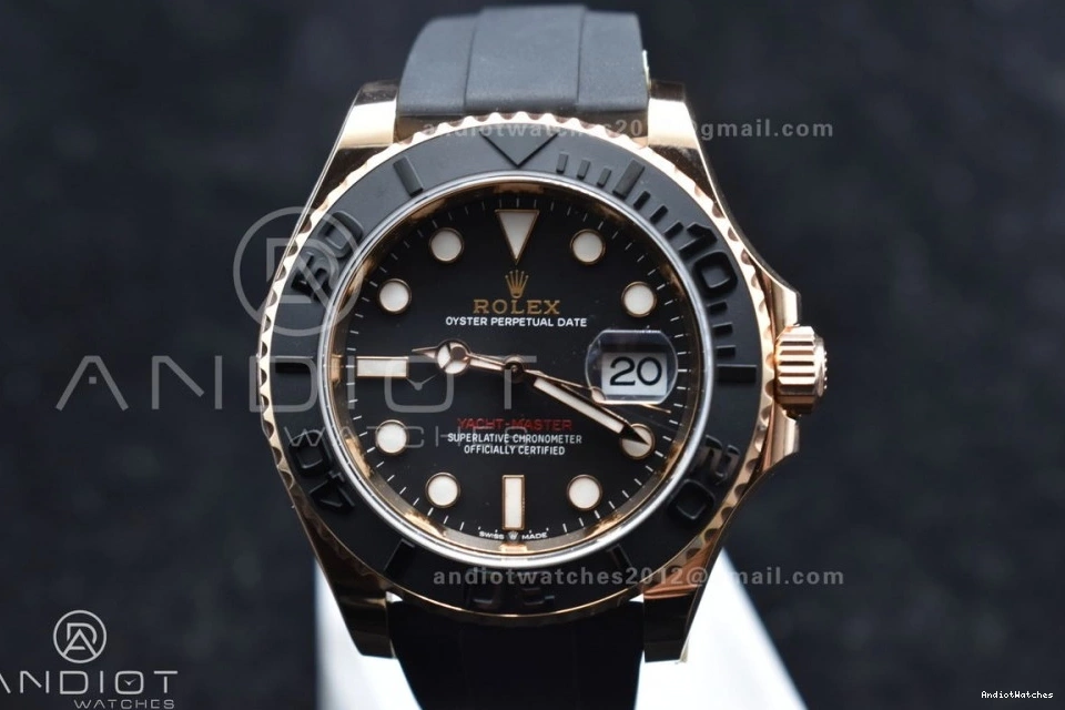 126655 ARF 1:1 WrinkleFree on Best Oysterflex 1203 Strap VR3235 (Gain Edition Yacht-Master Weight) 0319